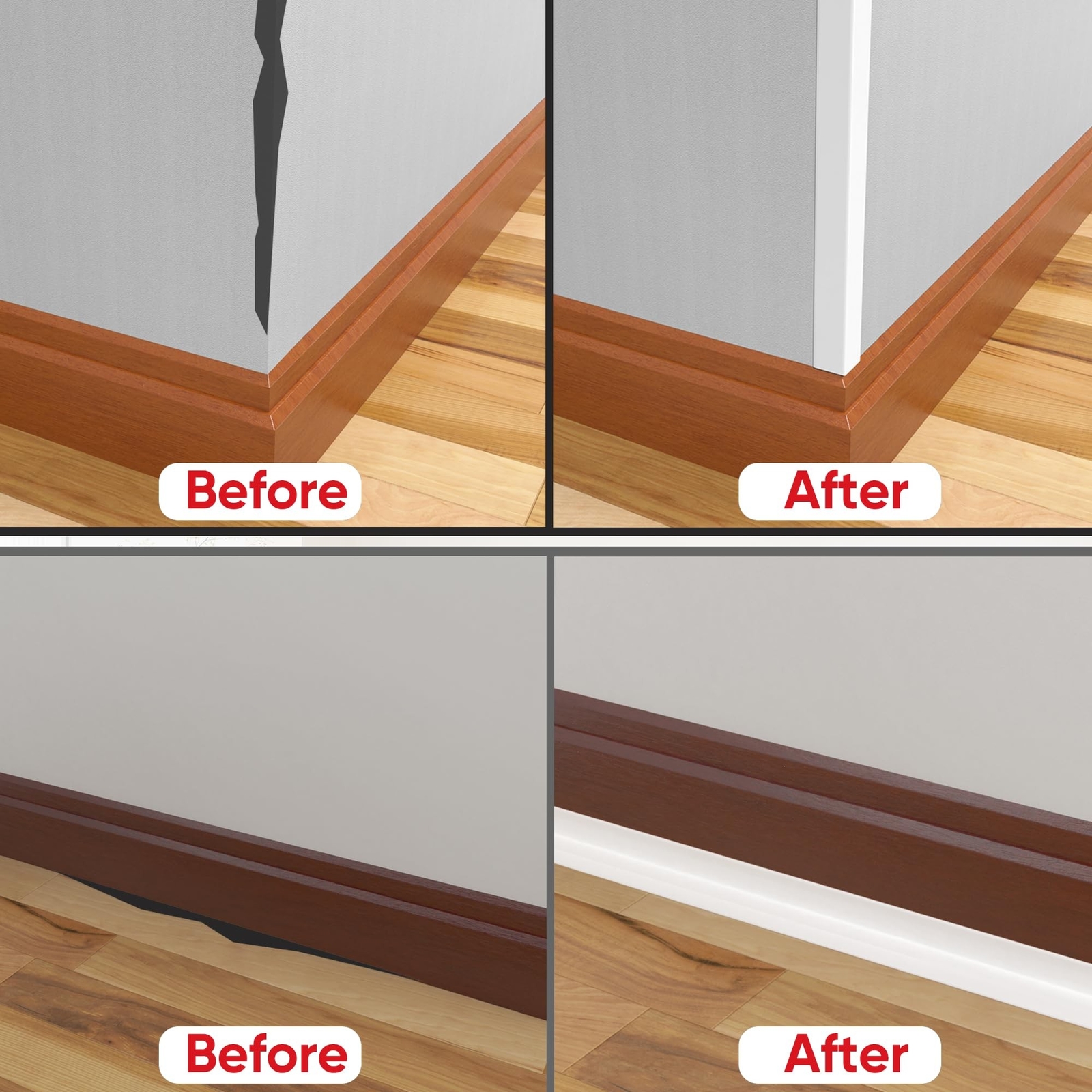 Wall Corner Protector Peel and Stick Wall Molding Trim Flexible Self Adhesive…