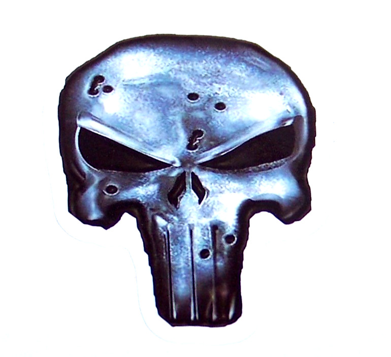 THE PUNISHER – Skull Cut Sticker Film Decal Movie Frank Castle Comic Book