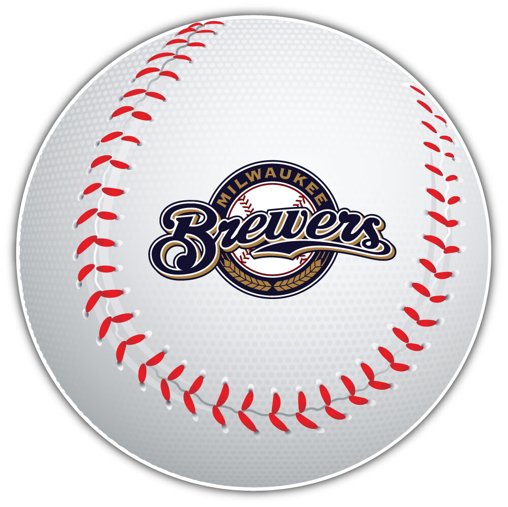 Milwaukee Brewers MLB Baseball Sport Logo Car Bumper Sticker Decal «SIZES»