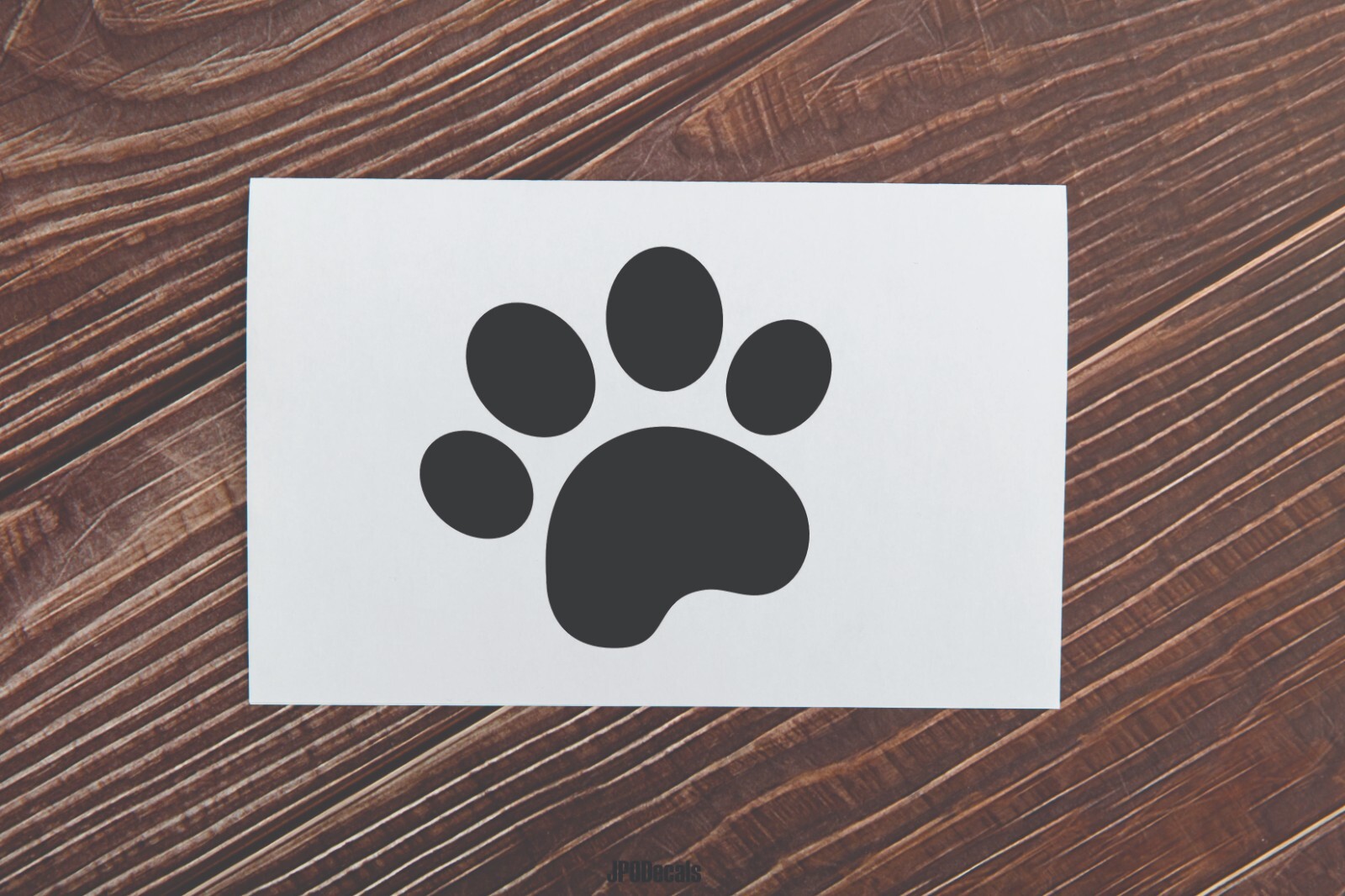 Vinyl Decal Paw Print Style #2 Transfer Sticker Premium Quality Outdoor Vinyl