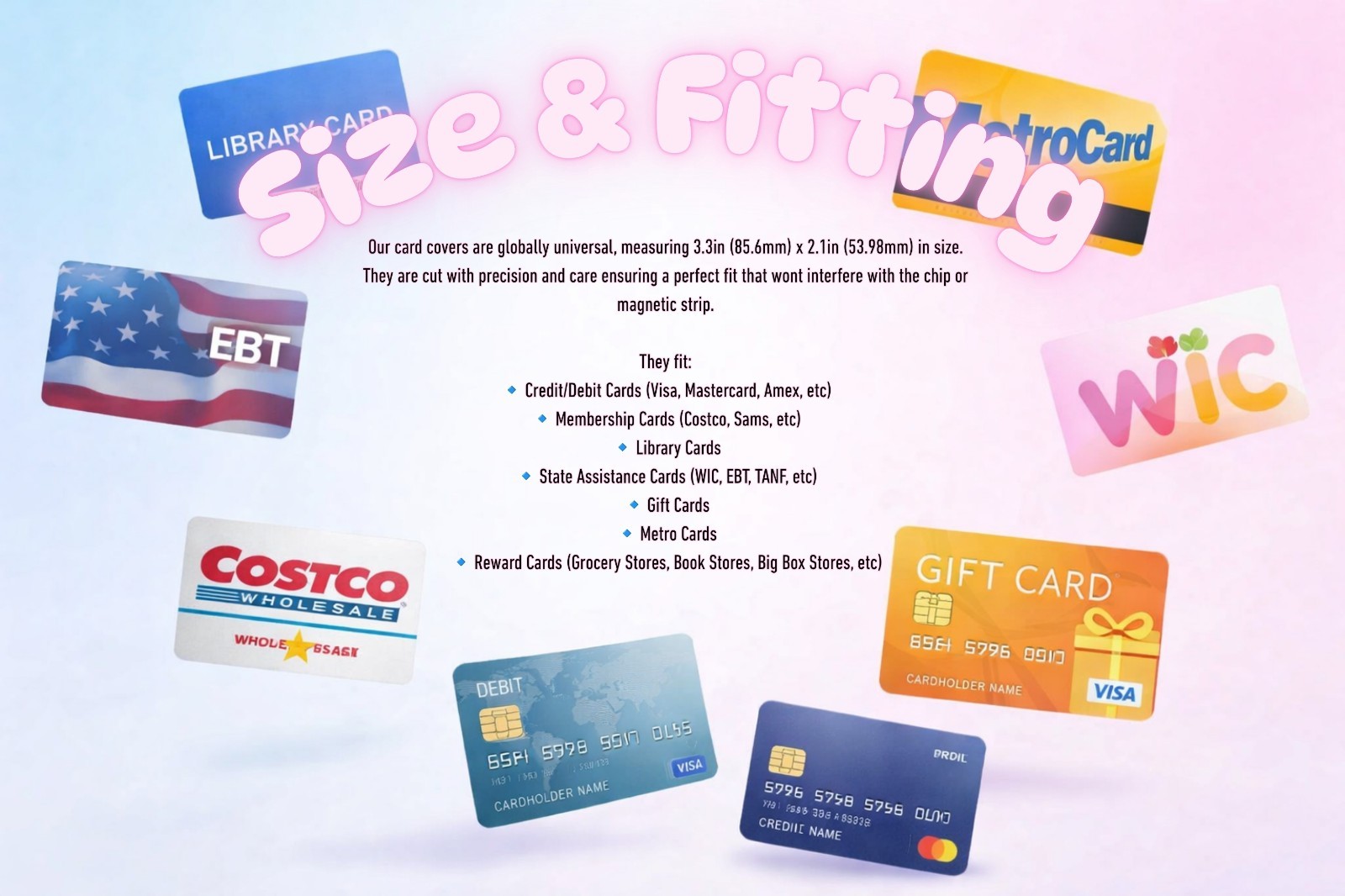 3‑Pack Floral Inspired Card Skins –Vinyl Credit & Debit Card Covers | Durable