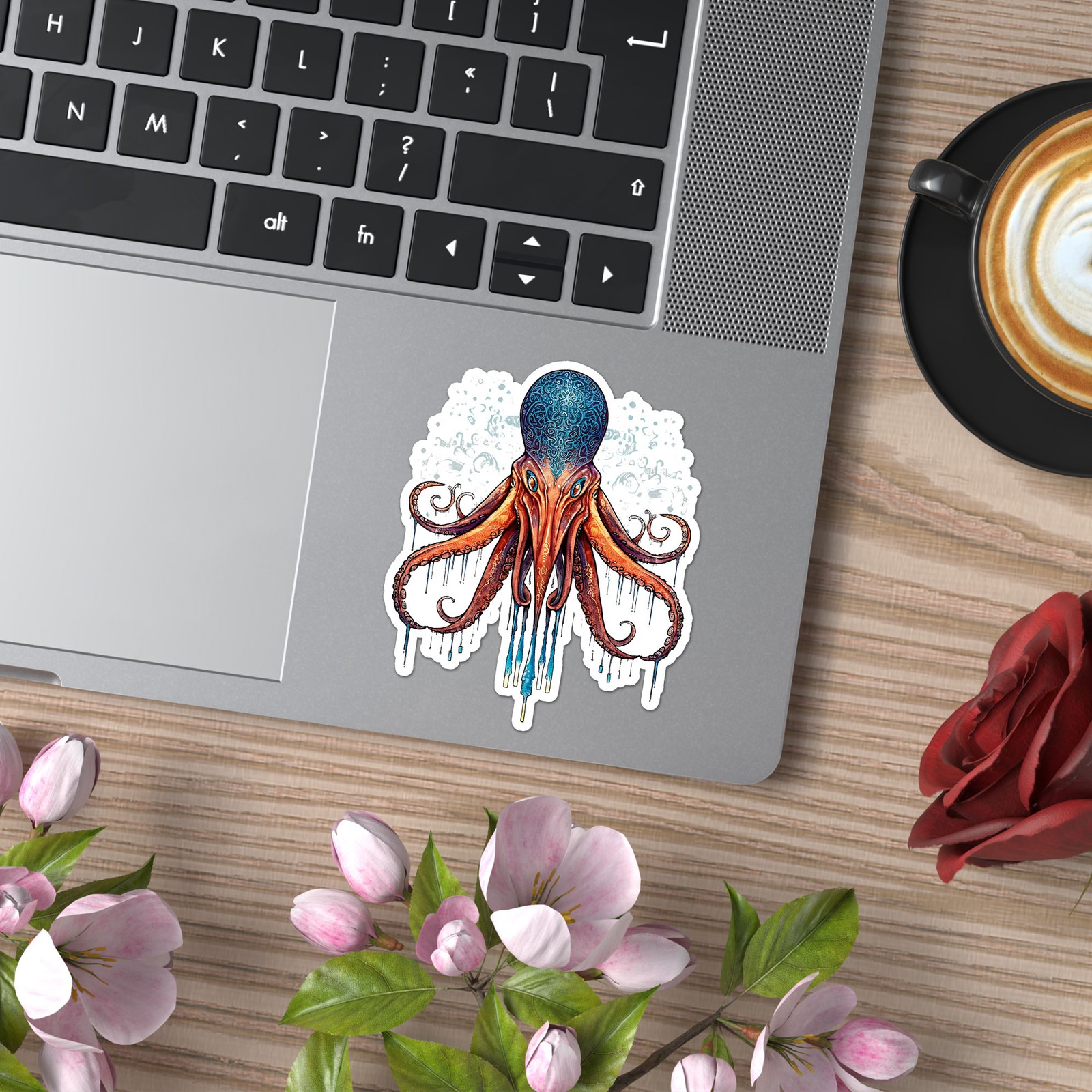 Octopus Sea Monster – Vinyl Decal Sticker – Car Window Laptop – ebn11513