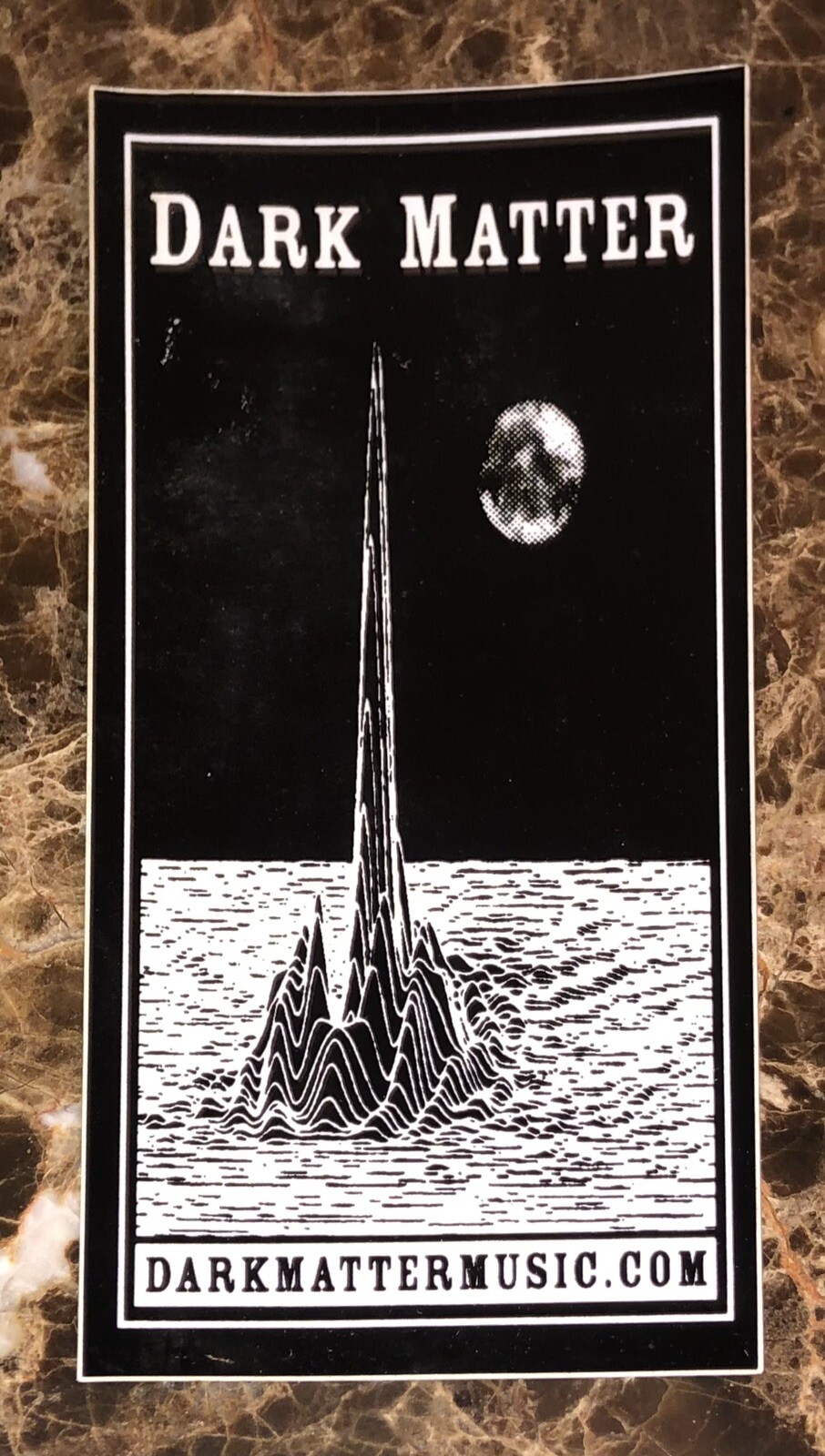 Vintage Dark Matter Official Rock Band Logo Sticker Circa 2002 NEW 5.5”x3”