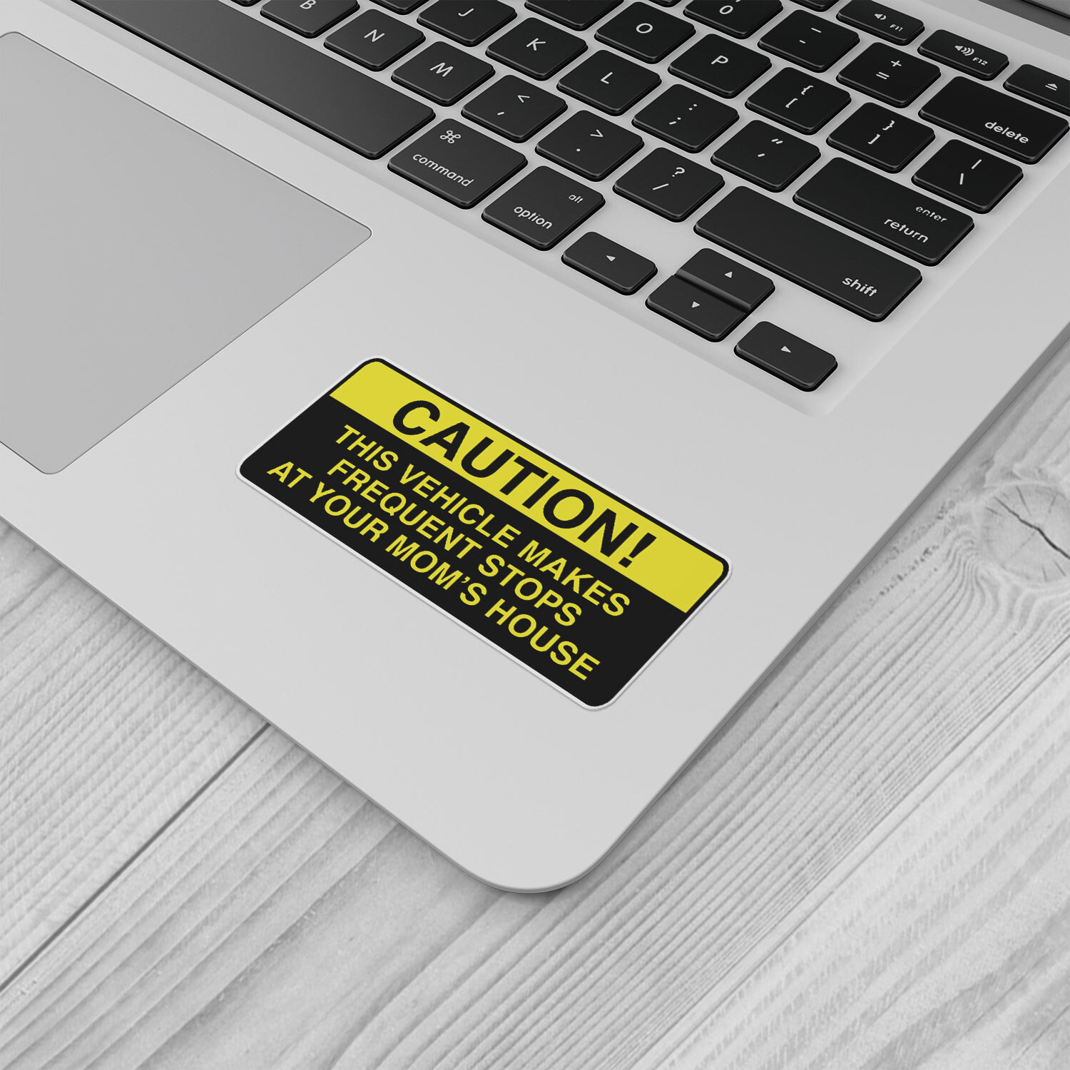 Caution, This Vehicle Makes Frequent Stops Sticker Vinyl Car Bumper Decal