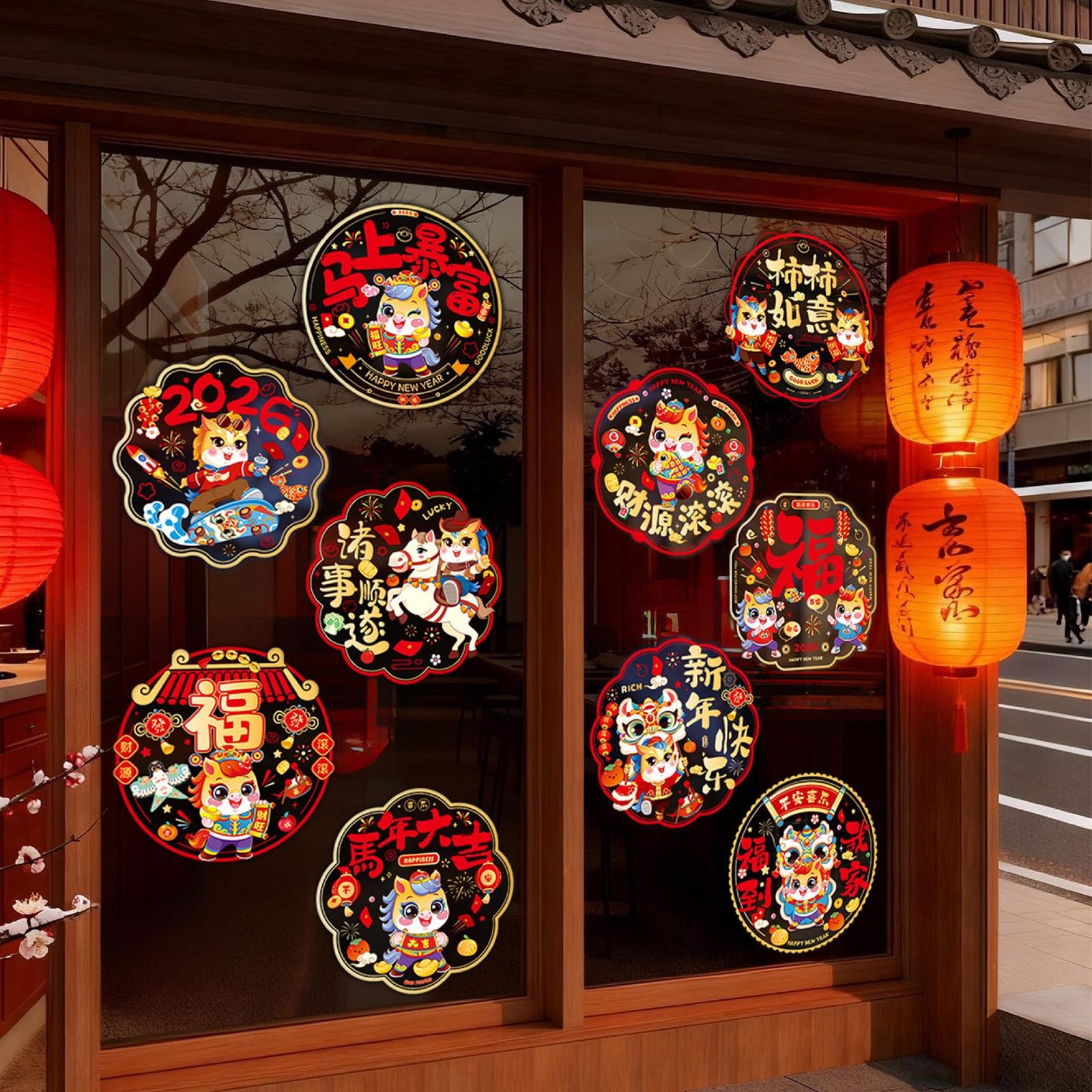 48 PCS Chinese New Year Decorations Set 2026 Lunar New Year Party Supplies fo…