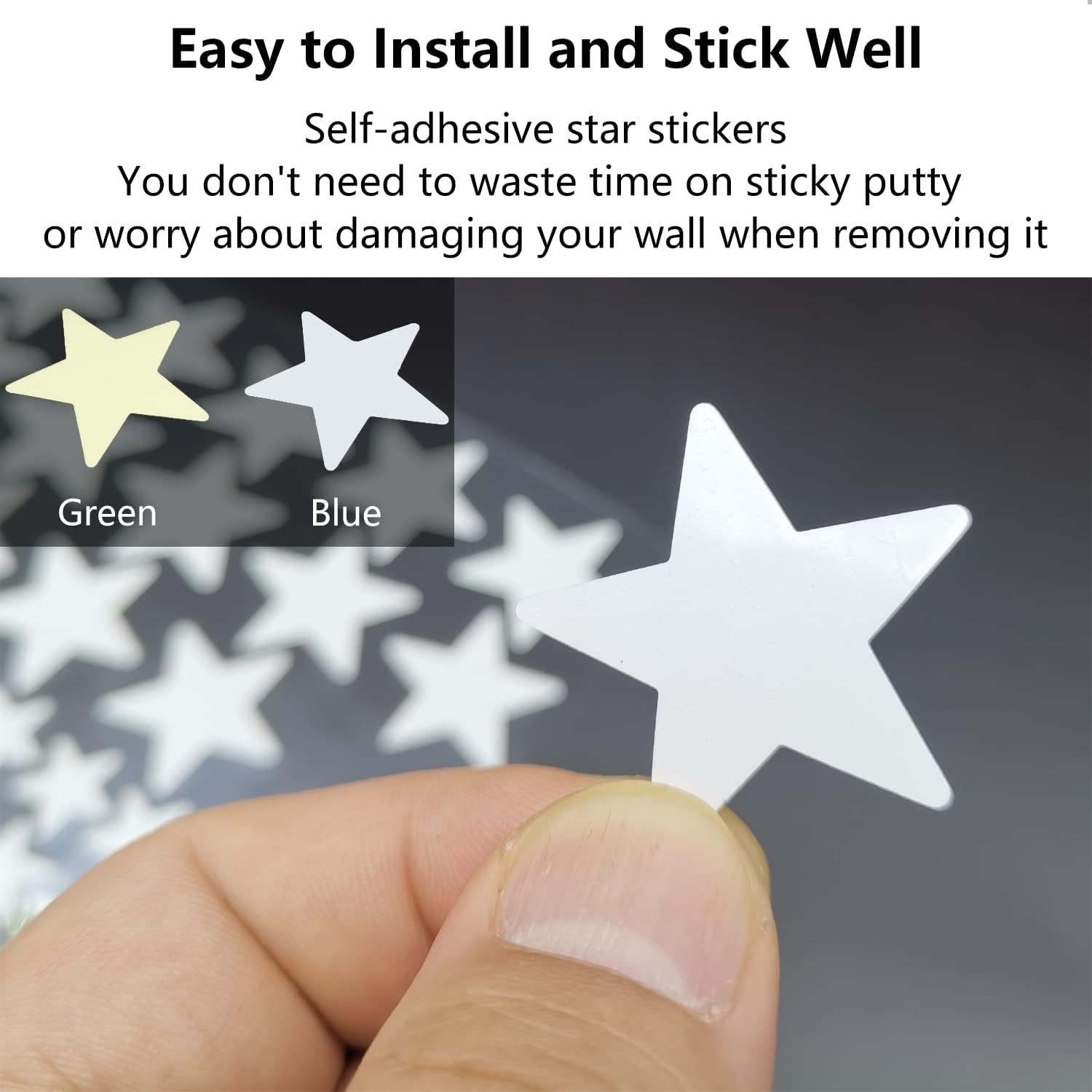 Create a Starry Night with 354 Glow Stickers – Perfect for Kids’ Sleep Time