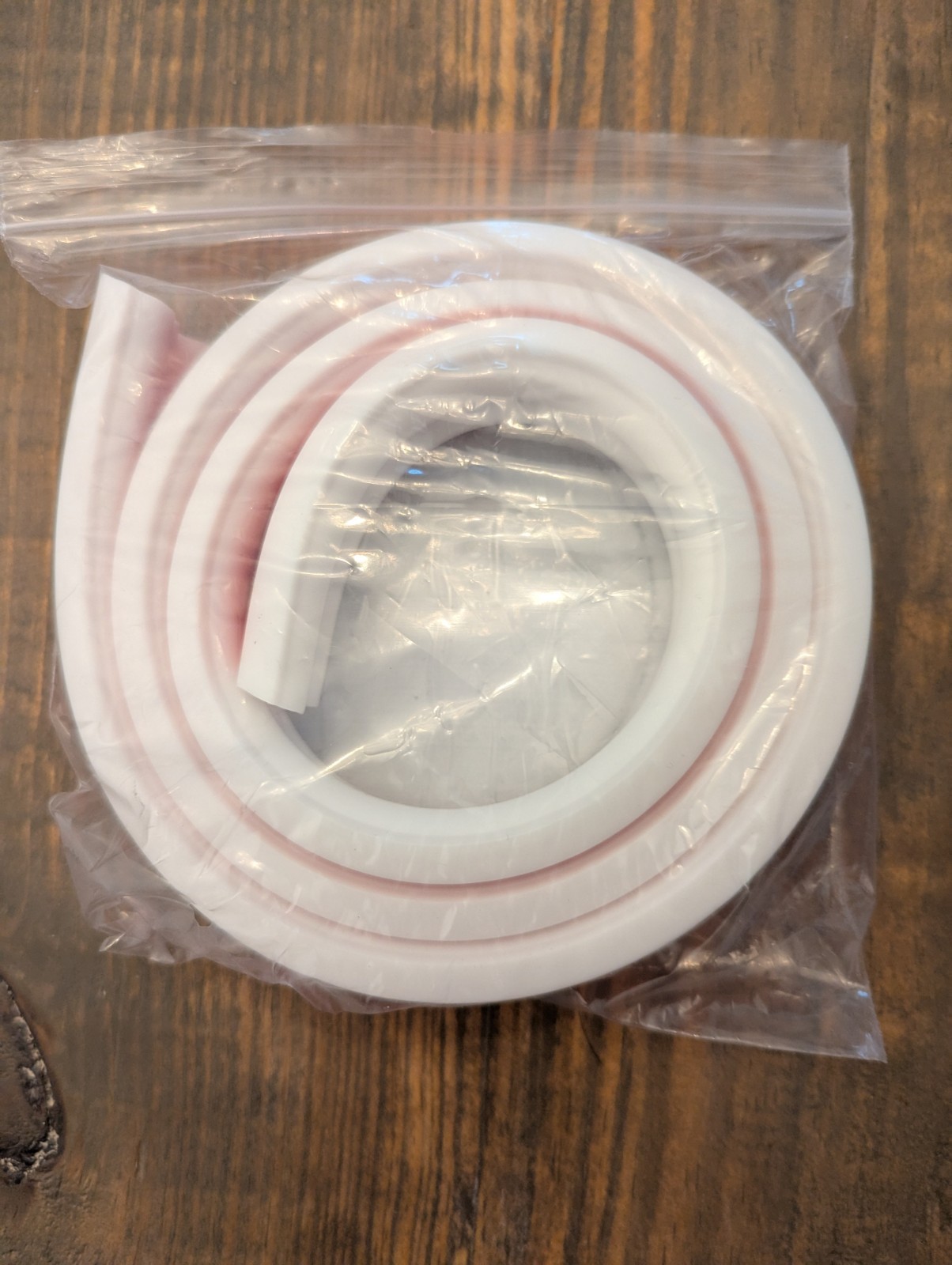 1 Roll White PVC Self-Adhesive Decorative Strip Flexible & BendablePlastic 39″