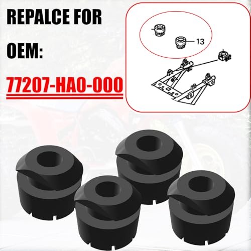 Seat Mounting Rubber Cushion for Honda Recon Four Trax Rancher Foreman 4 Pack