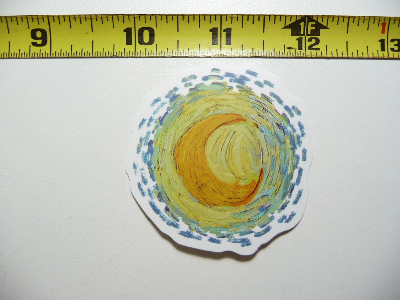 VAN GOGH MOON STARRY SMALL STICKER DECAL PAINTING ARTWORK MUSEUM ART