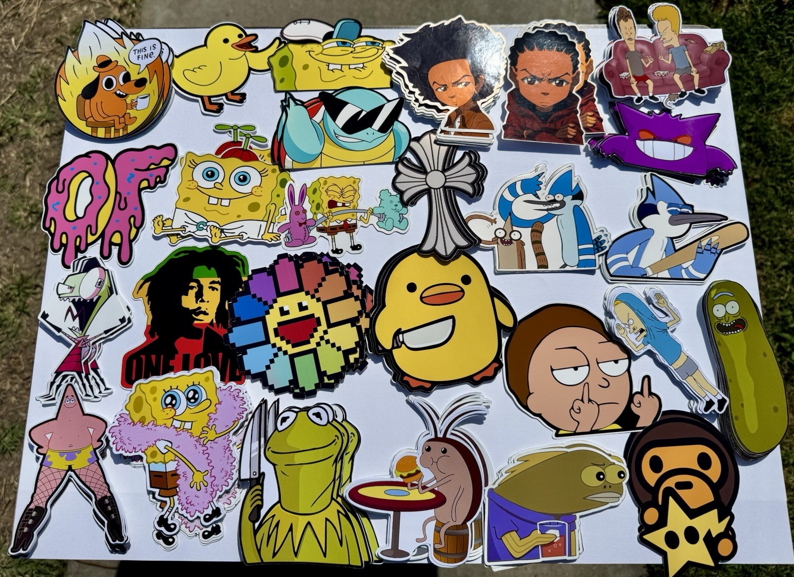 Flippin Gokuh 3-4” Die Cut Sticker Glossy Paper or Waterproof Vinyl / Holo