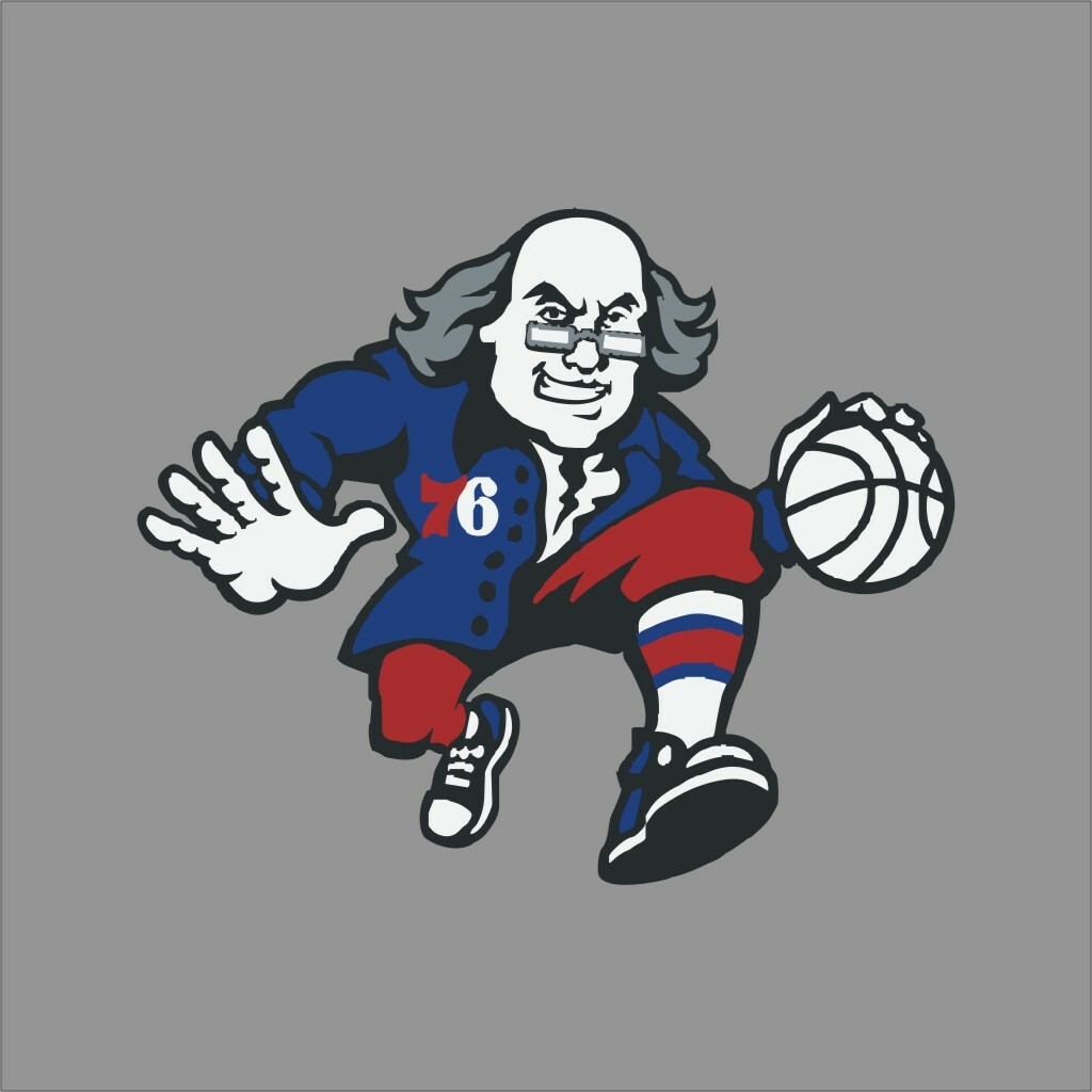Philadelphia 76ers #10 NBA Team Pro Sports Vinyl Sticker Decal Car Window Wall
