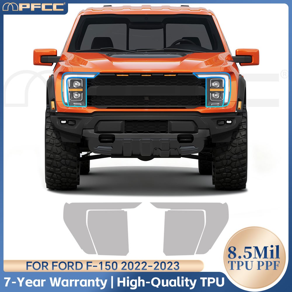 Full Car For Ford F-150 Raptor 2021-2024 Precut Paint Protection Film 8.5Mil PPF