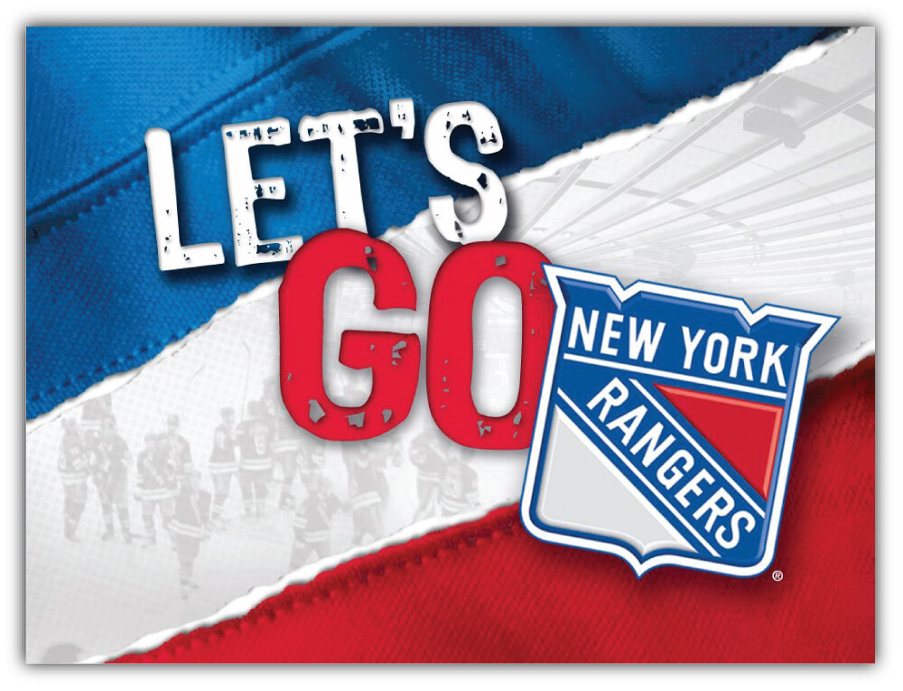New York Rangers NHL Car Bumper Sticker Decal ID:3 «SIZES»