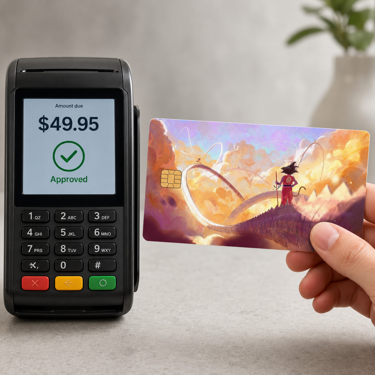 Son Goku’s Afterlife Journey Dragon Ball Z Debit Card Credit Card Skin