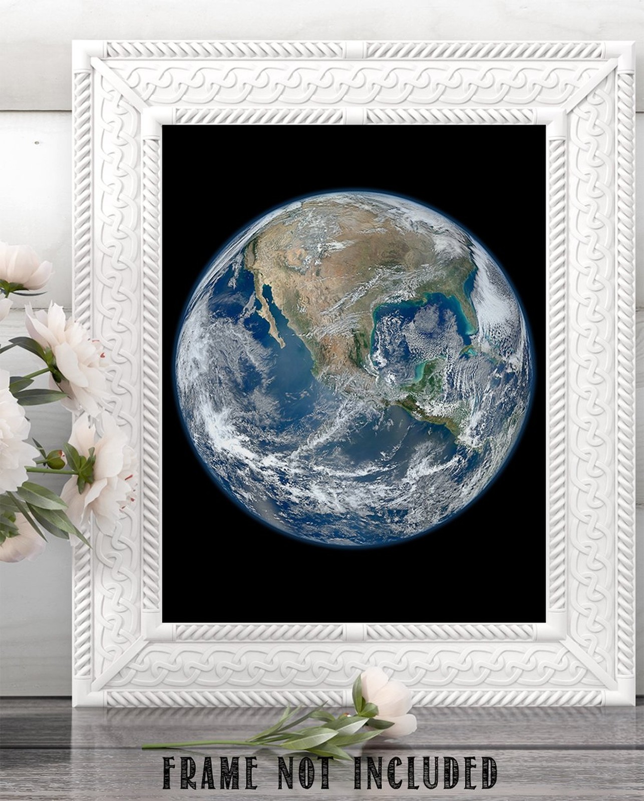 Earth The Big Blue Marble – Space & Astronomy 11×14 Unframed Print, Planet Ar…