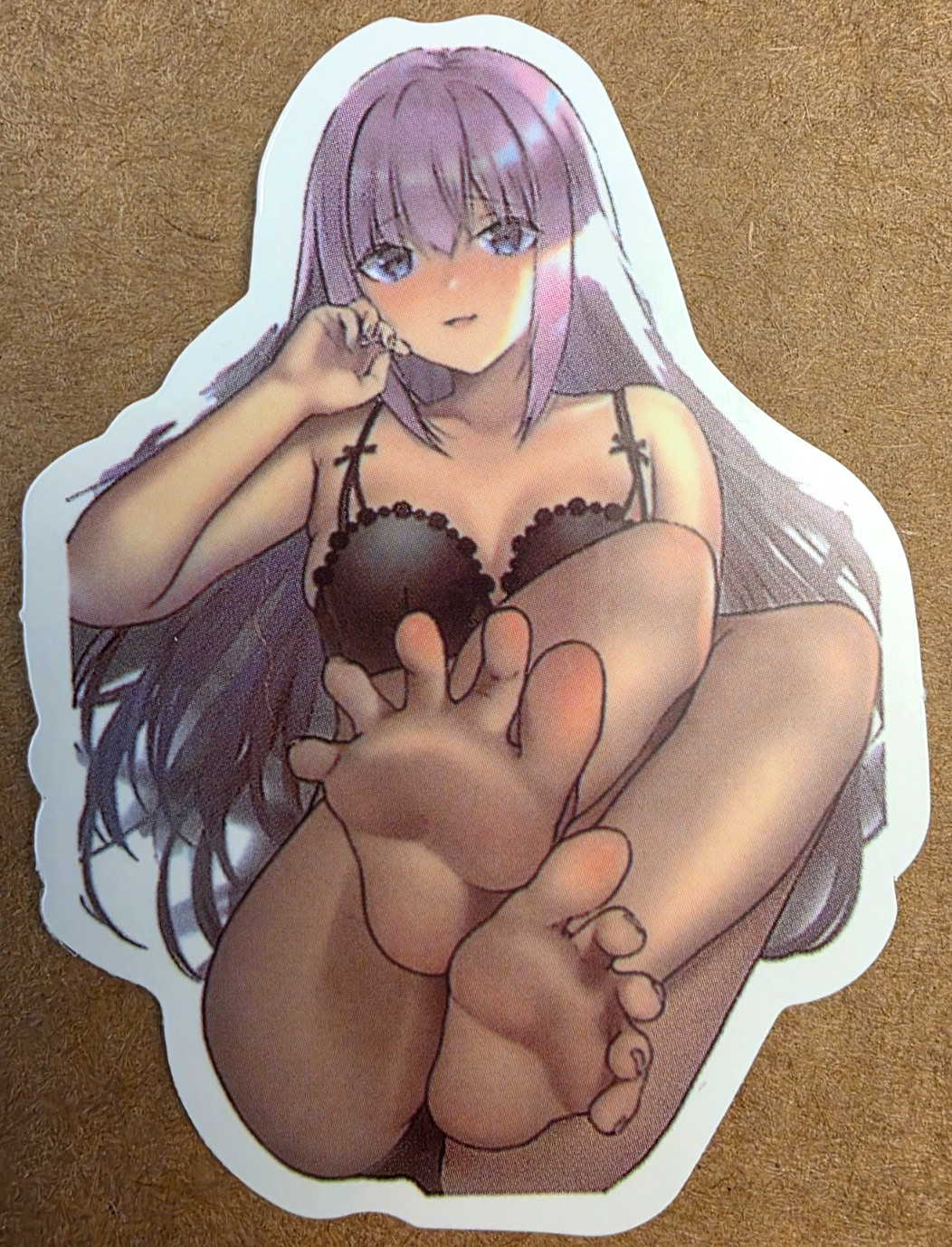 Waifu Sticker Summer Girl Bikini Princess Idol Beach Anime Manga Pinup Pin Up