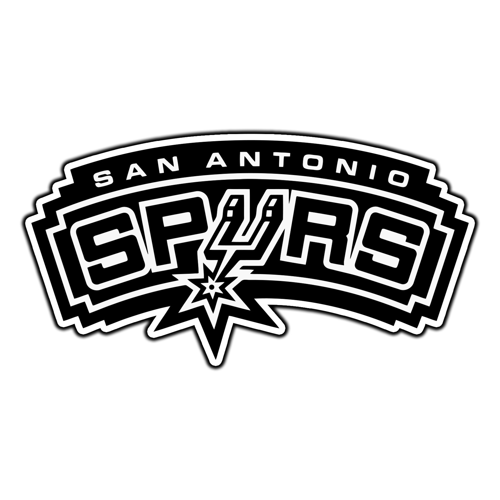 San Antonio Spurs Logo #8 Basketball Sticker Waterproof Vinyl Die-Cut Car