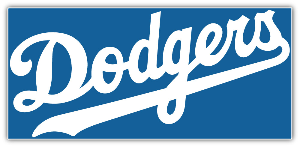 Los Angeles Dodgers MLB Baseball Sport Logo Car Bumper Sticker Decal »SIZES»
