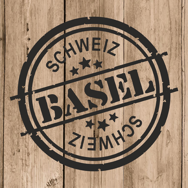 Basel Sticker Vinyl 10 cm / 4″ Decal Stamp Basel Switzerland Schweiz Car Laptop