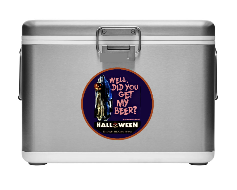 Halloween – Movie 1978 (Get My Beer?) – 4″ Decal Car Truck Cooler Laptop Decor
