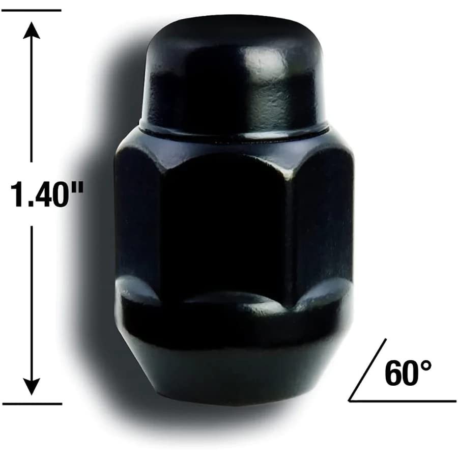Gorilla Wheel Locks/Lug Nuts 12 x 1.5 – Gloss Black for 1997-2019 C5, C6, C7,…
