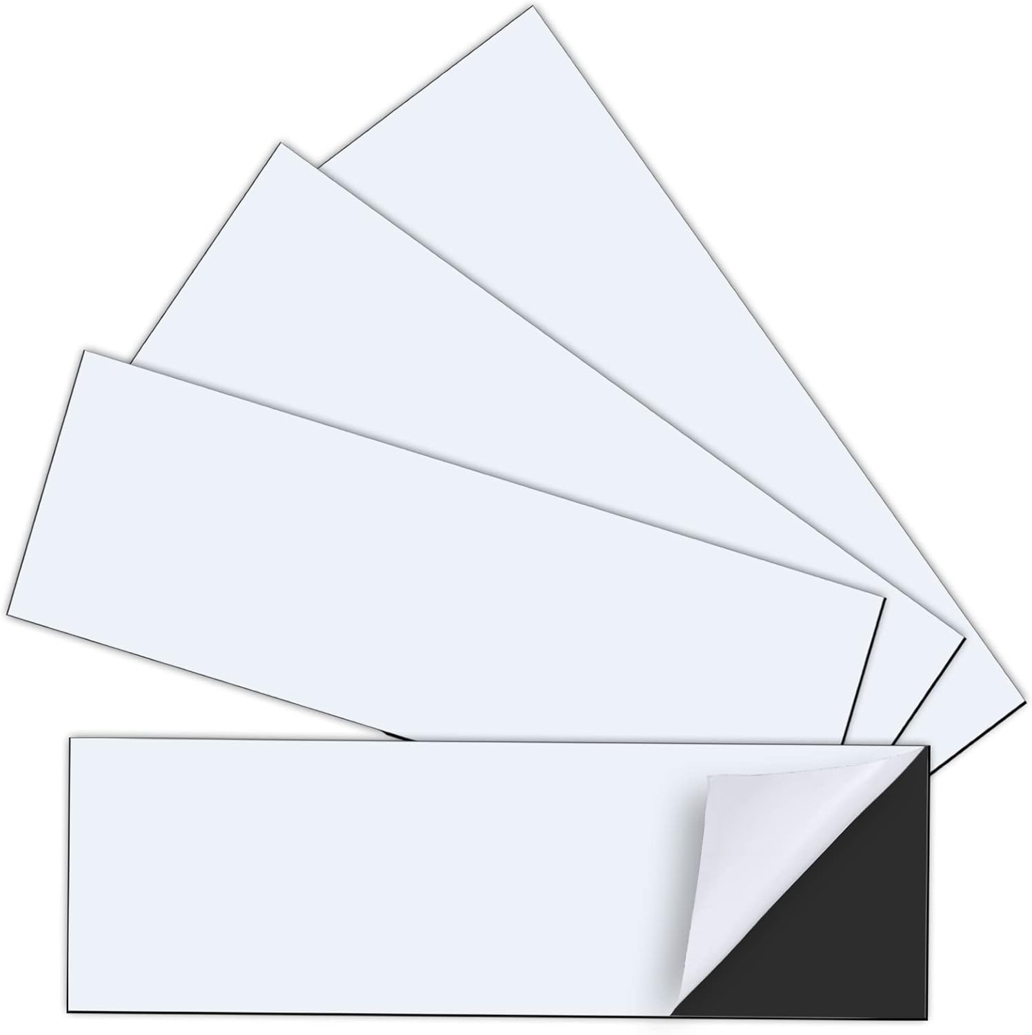12×4 Flexible Magnet Sheet 4 Pcs Bumper Sticker