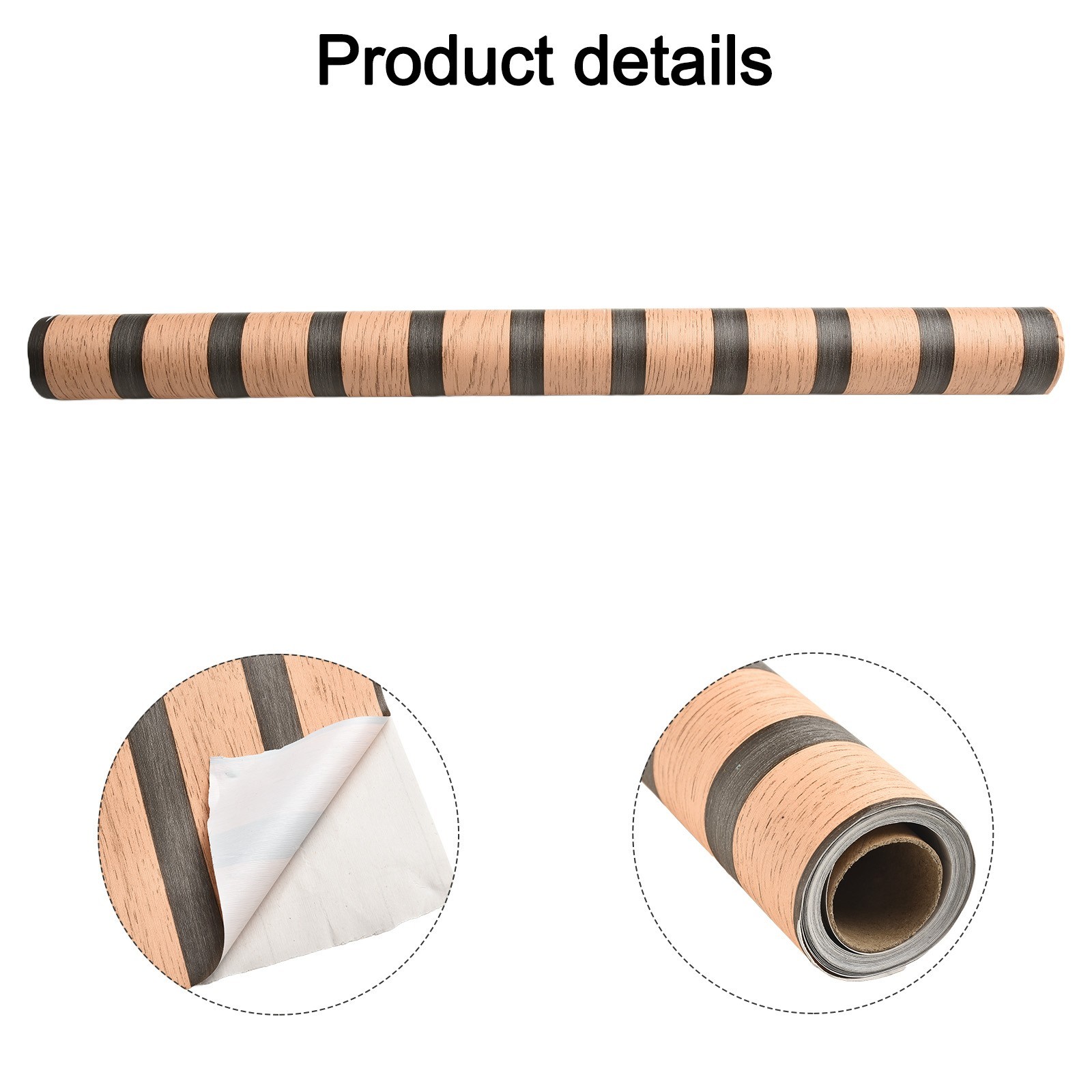 Waterproof PVC For Wall Stickers in Imitation Wood Grain for Interior Design