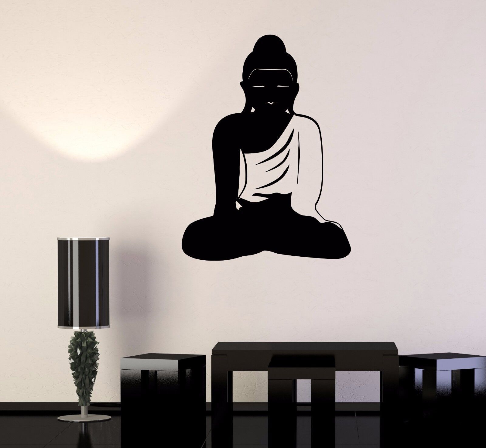 Vinyl Wall Decal Buddha Buddhist Meditation Room Decor Stickers (200ig)