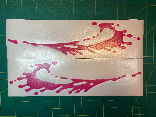 Mud Splash Set of 2 (L and R) Vinyl Decals – 30+ Colors