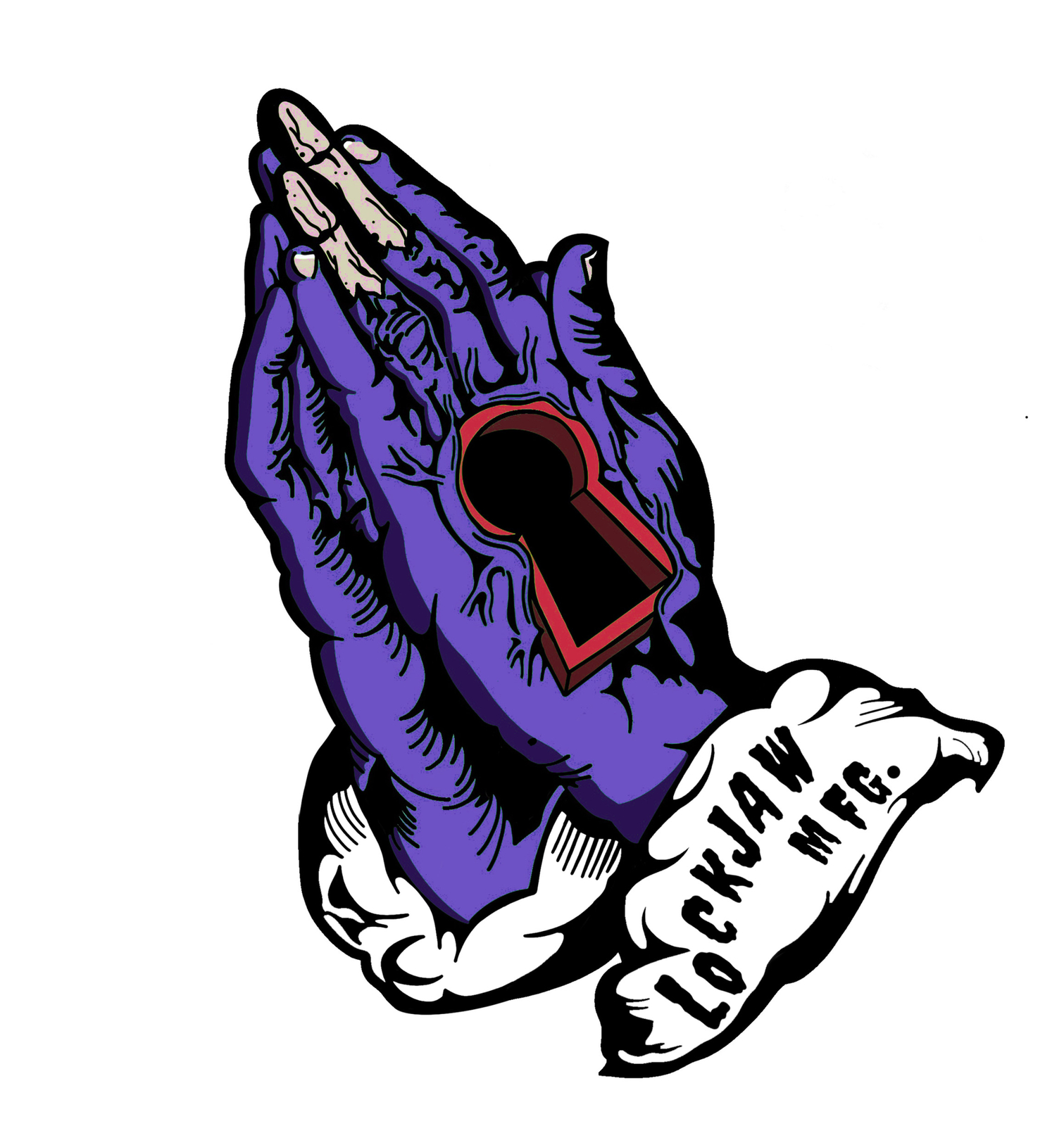Keyhole Prayer Sticker