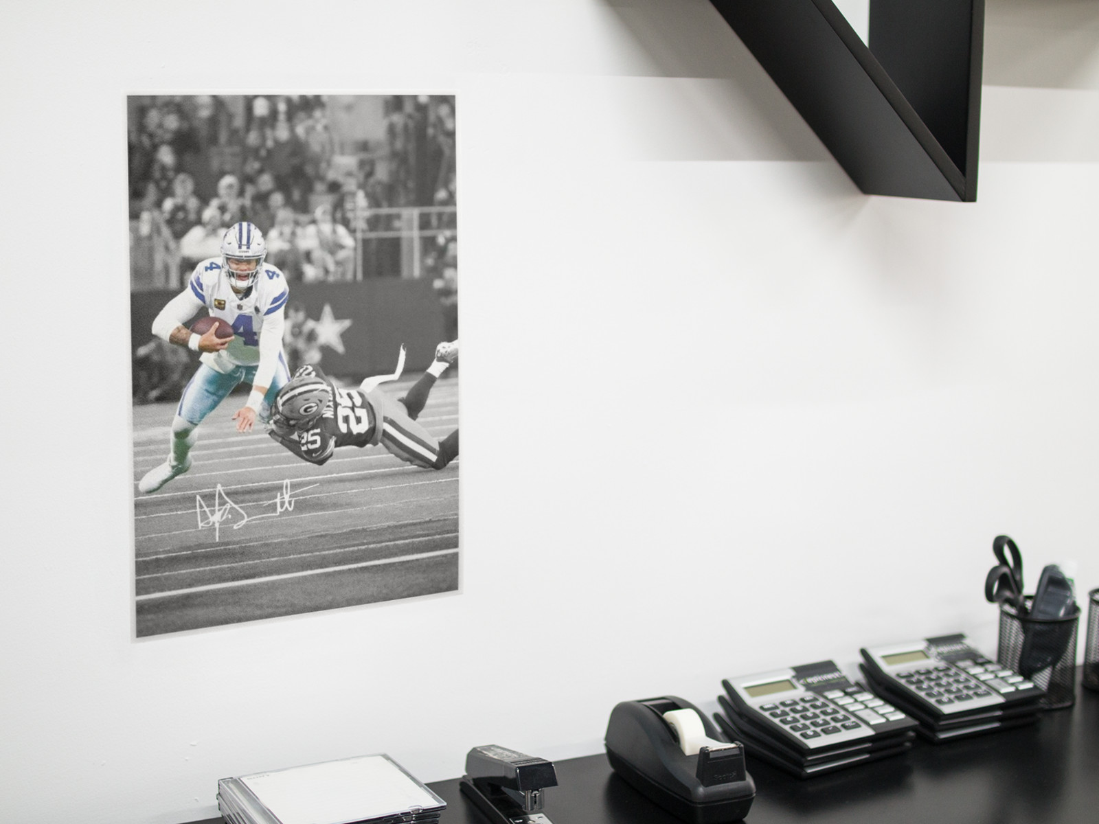 Football Quarterback Wall Vinyl Decal Graphic Poster Print Removable Adhesive