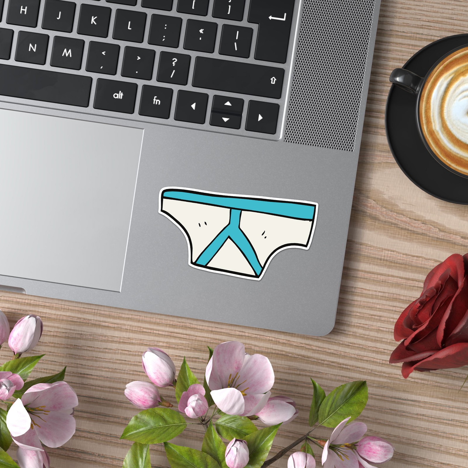 Underwear Tighty Whities – Vinyl Decal Sticker – Car Window Laptop – ebn8148