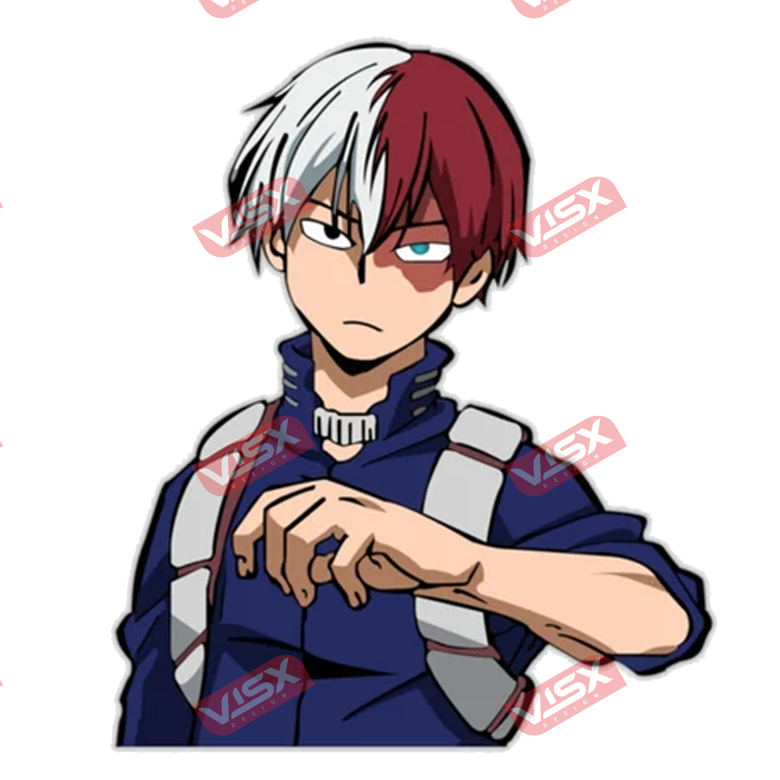 Shoto Todoroki My Hero Academia MHA Anime Peeker Decal Sticker Car Vinyl
