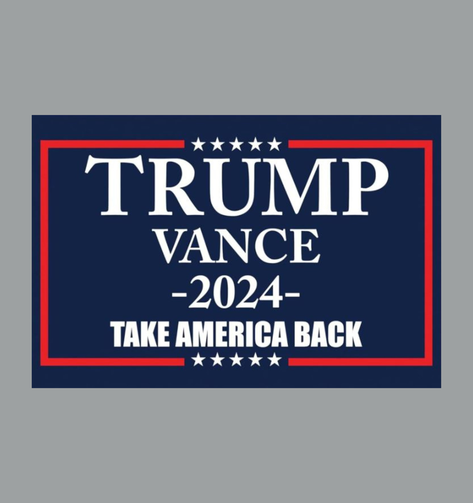 Trump Vance 2024 Take America Back Laptop Sticker