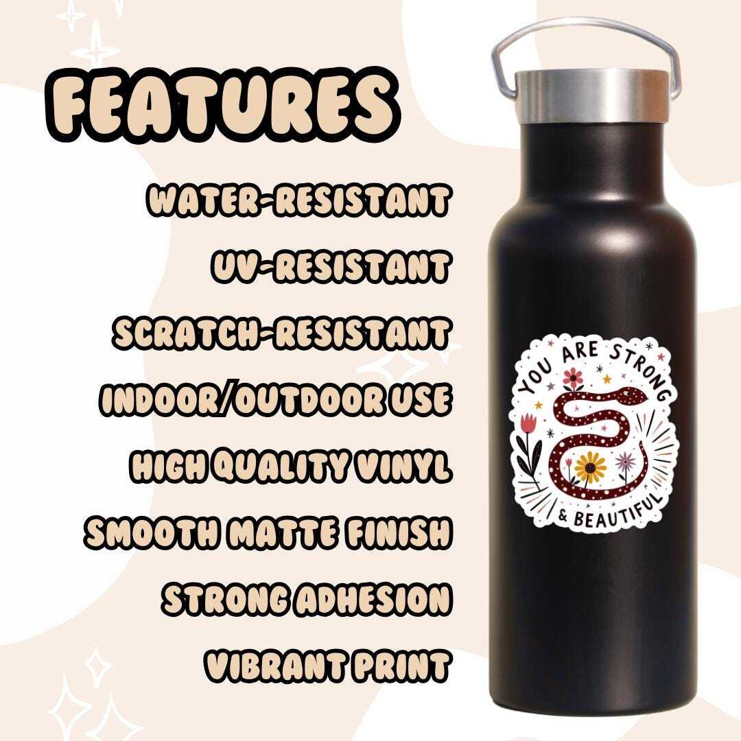 Sarcasm Water Bottle Sticker – Funny Quote Saying