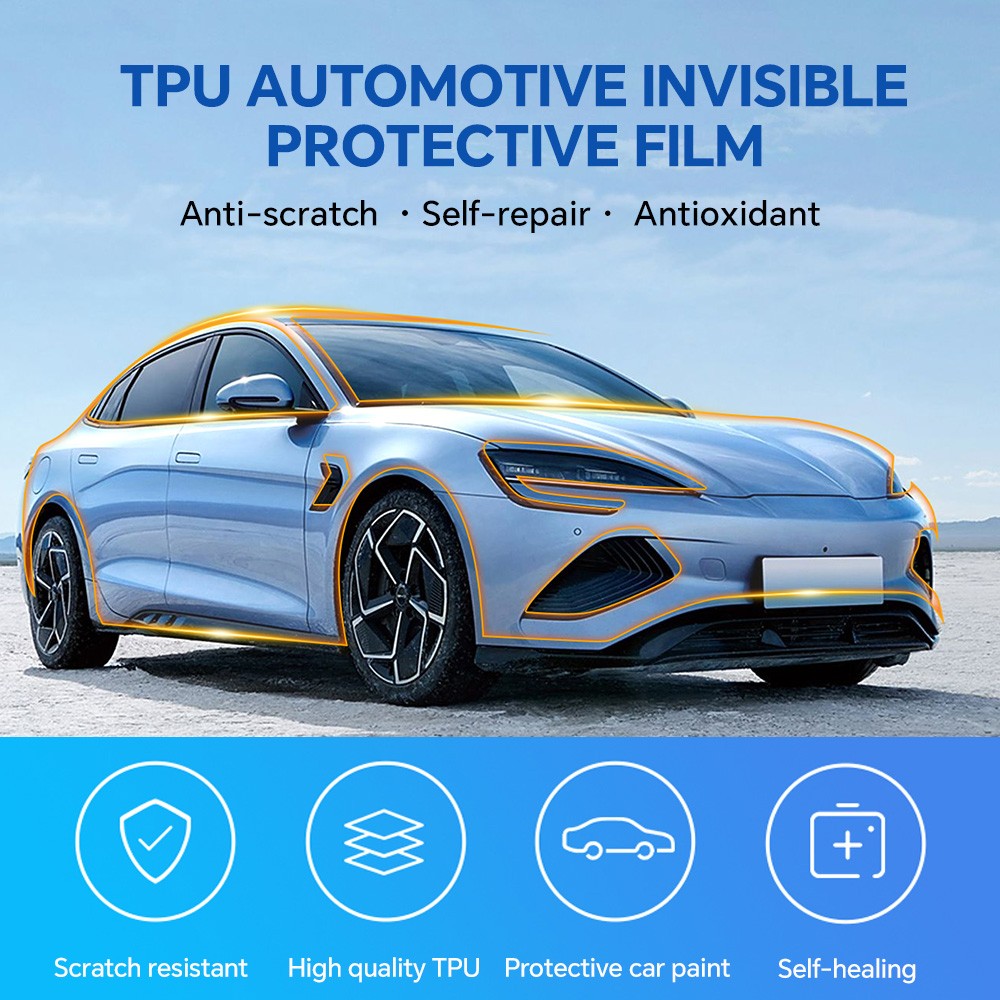 Full Car Precut Paint Protection Film Clear For 2021-2024 BYD Seal EV Version