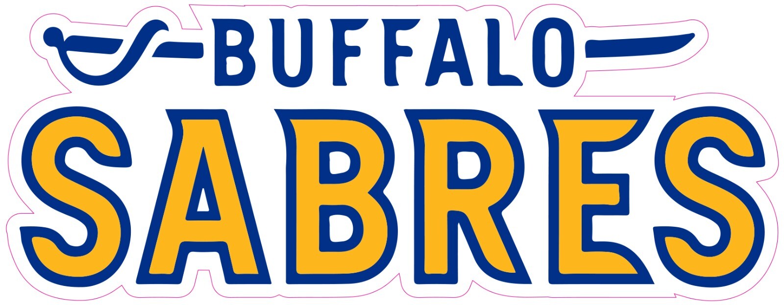 Buffalo Sabres Hockey Vinyl Decal Sticker Car Truck Bumper Laptop Tumbler Mug