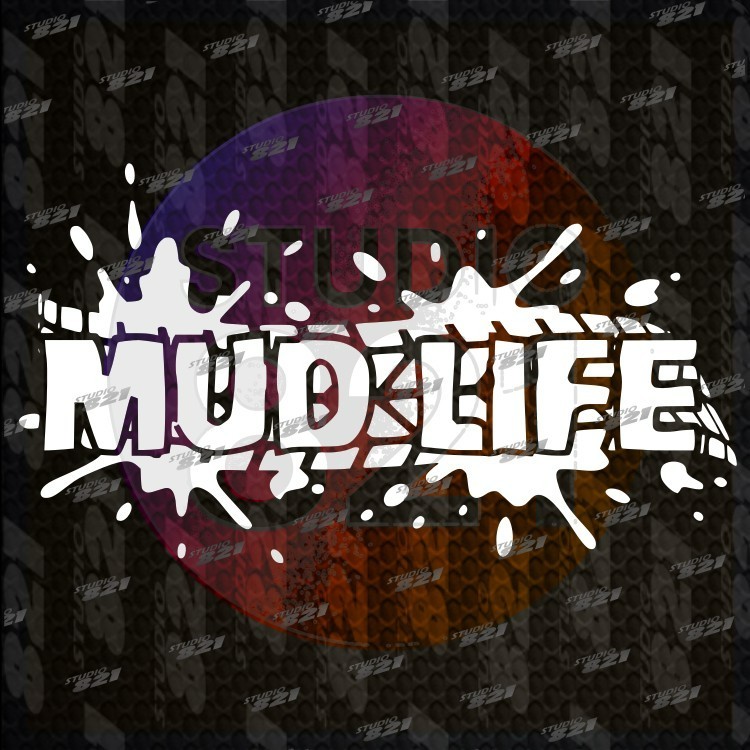 MUD LIFE Decal – Off Road 4×4 Truck Sticker | ATV UTV Mudding Vinyl Die‑Cut