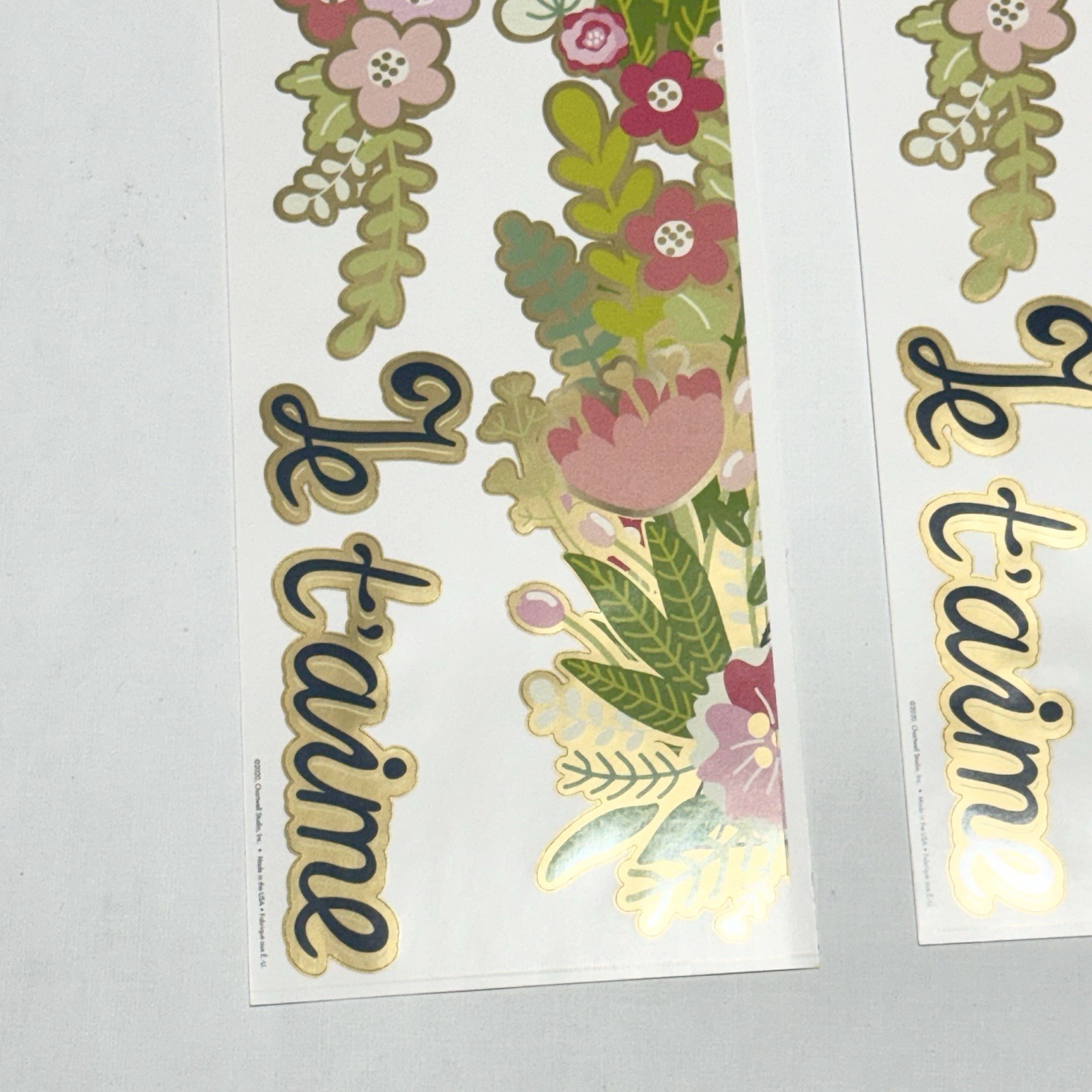 Main Street Wall Creations Paris Eiffel Tower Peel & Stick Removable Stickers x2