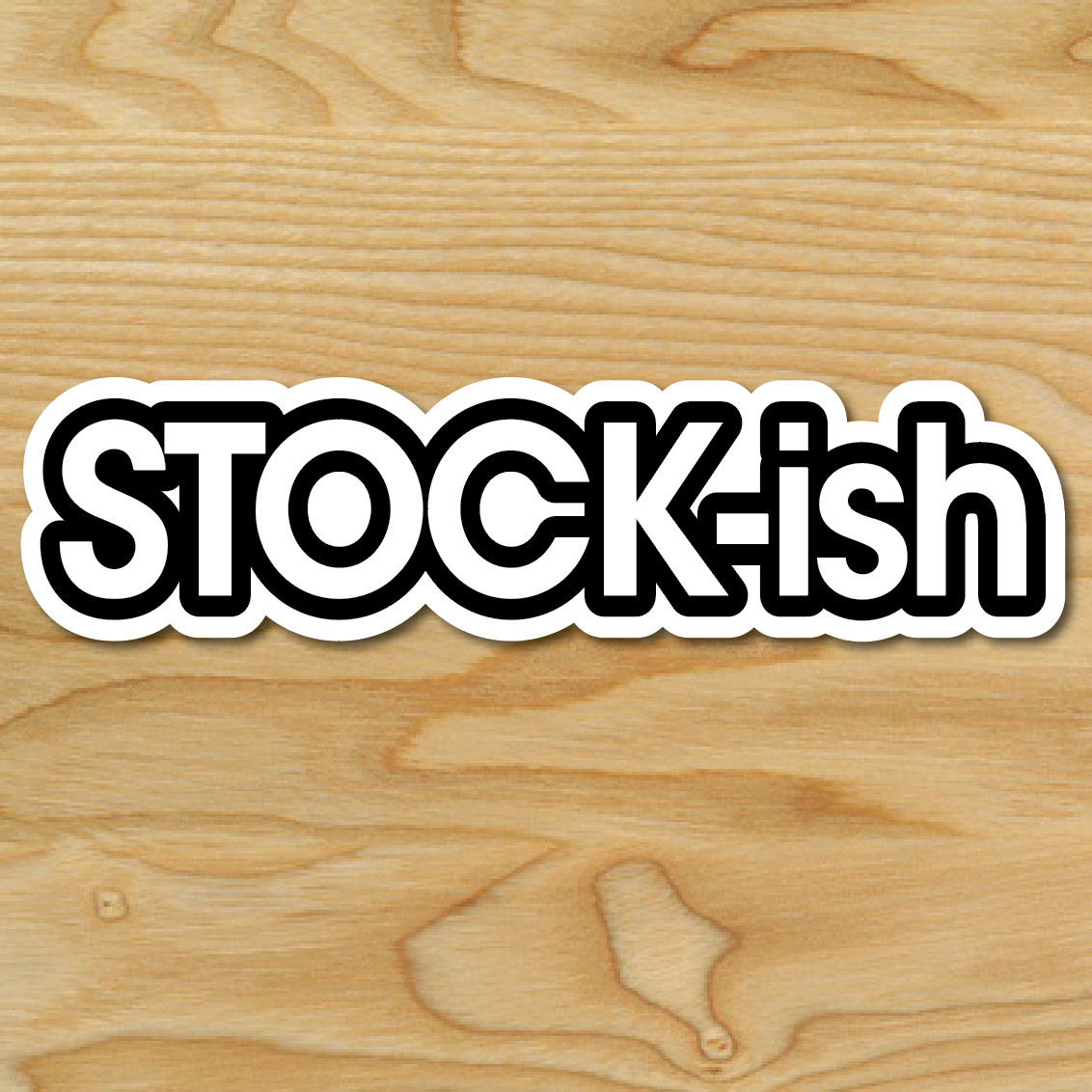 (1) Stock-ish car Sticker Auto Race Drift JDM Decal Boost Tuner Euro Funny Honda