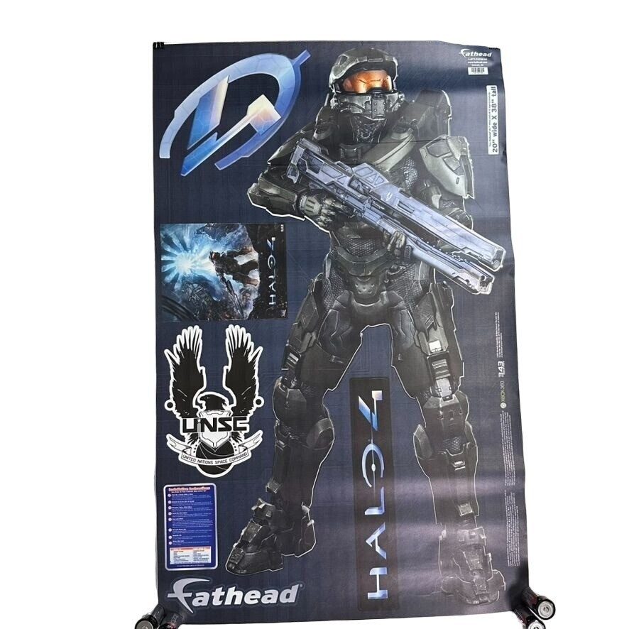 Halo 4 FATHEAD Jr Lot of 3 Vinyl Wall Graphic Decal Sticker Poster COMPLETE 2012