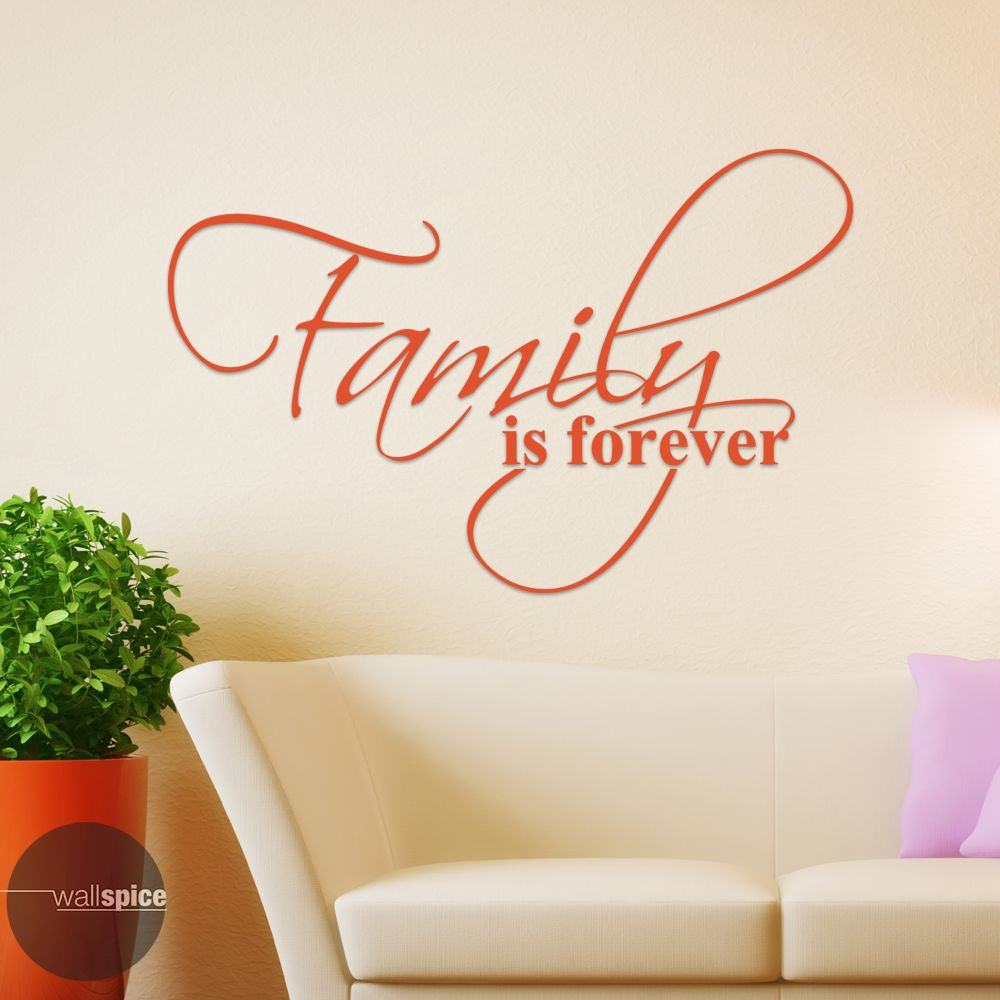Family Is Forever Vinyl Wall Decal Sticker