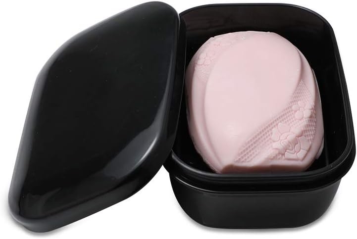 Soap Dish Soap Box Soap Holder 2 Pack Soap Container Shower Waterproof Portable