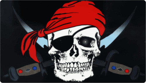 Pirate – 3″ X 5″ – Sticker