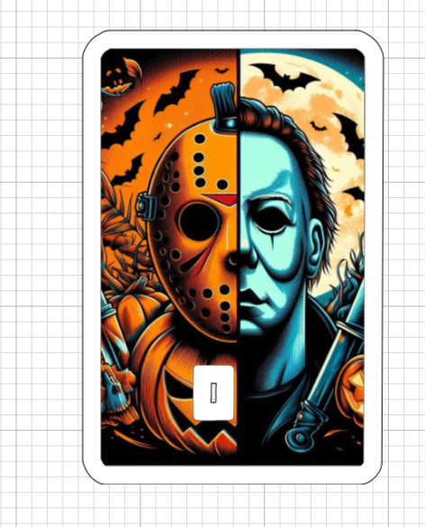 Horror Halloween Credit Debit Card Skins Pennywise Michael Myers Jason Chucky