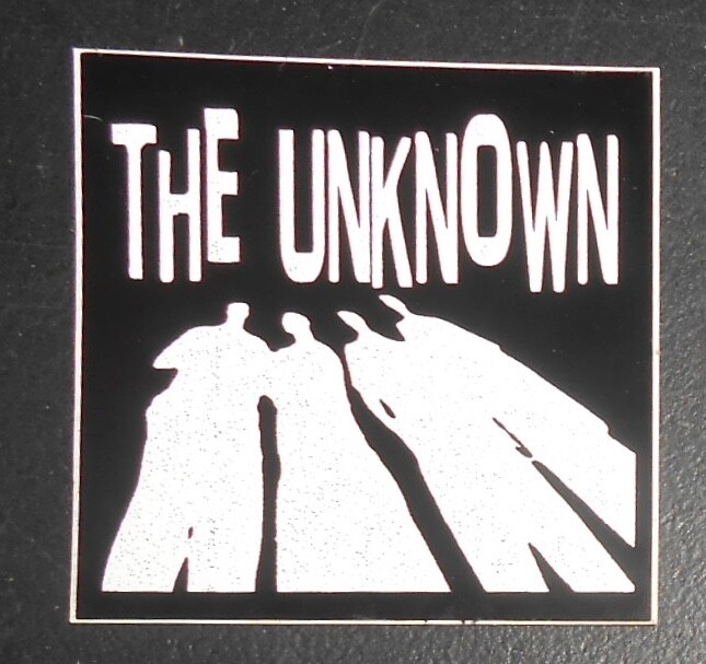 The Unknown Sticker Vintage Original 3×3 Cleveland Punk RARE