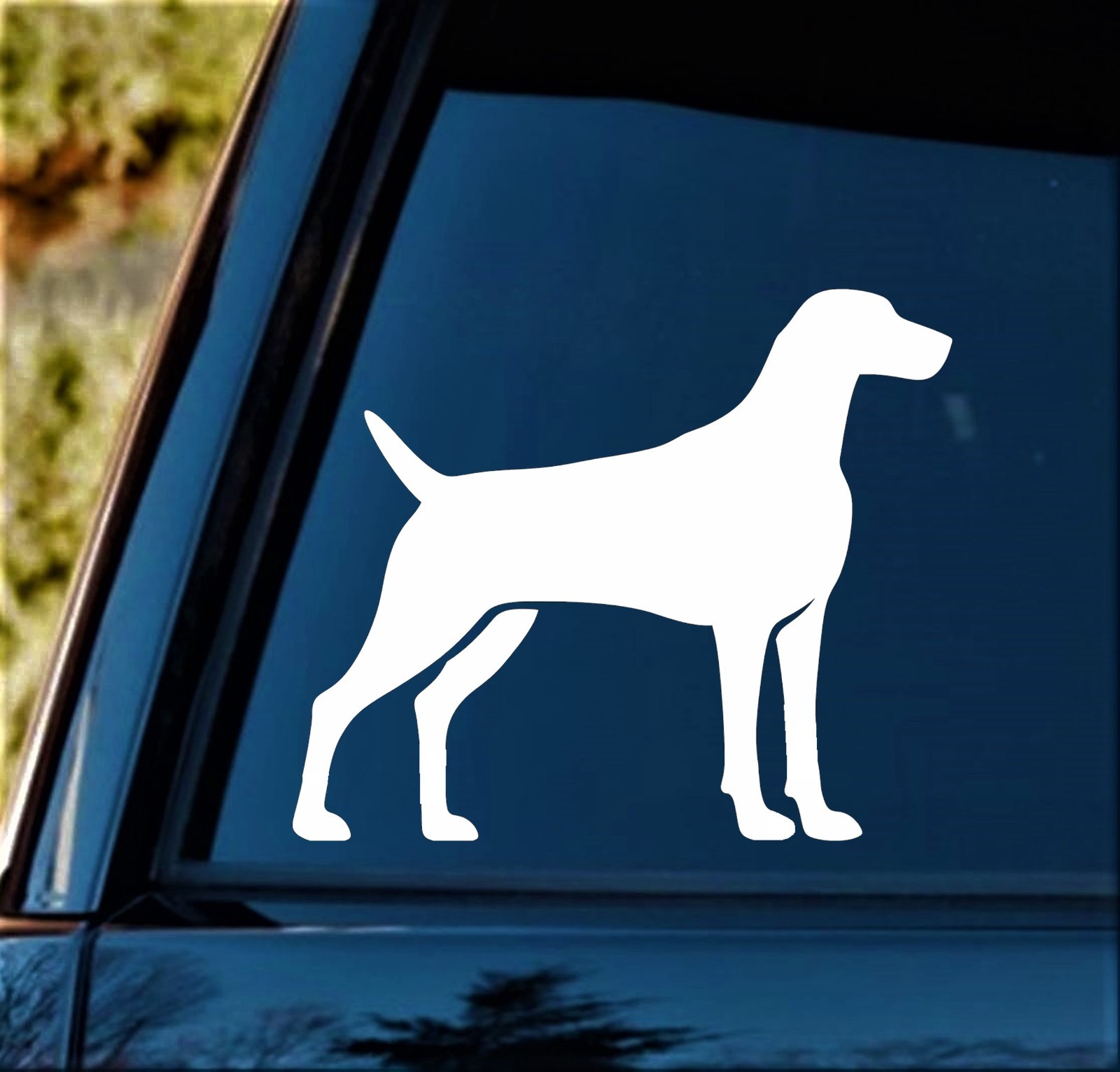 Weimaraner Vinyl Decal Dog Sticker Silhouette for Car Window Laptop Cup BG3020