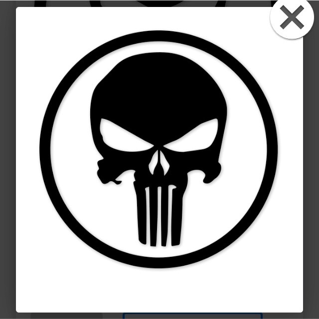 The Punisher Skull Vinyl Decal / Sticker ** 5 Sizes **