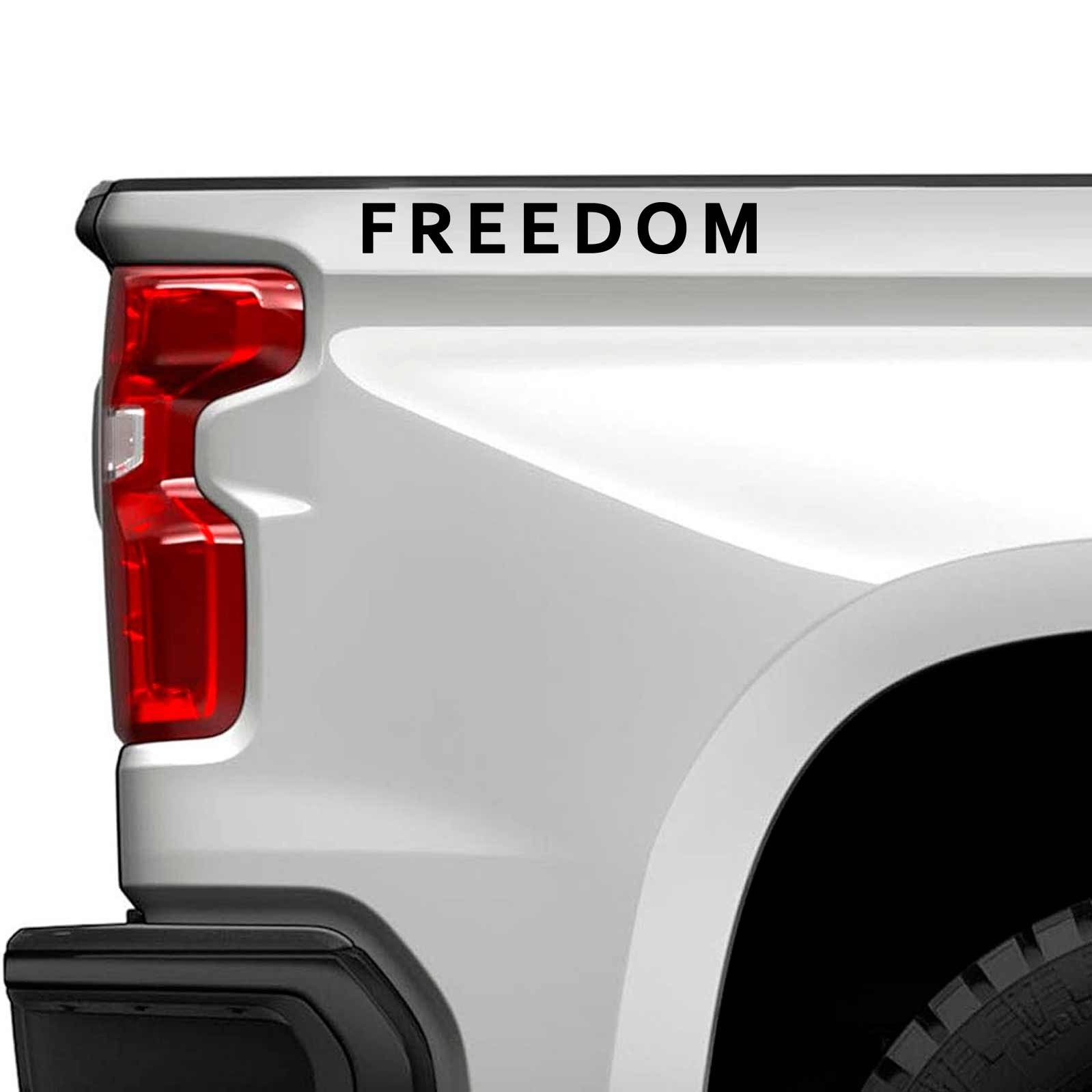 FREEDOM Vinyl Decal Sticker – Weatherproof Die Cut – Inspired Charlie USA Faith