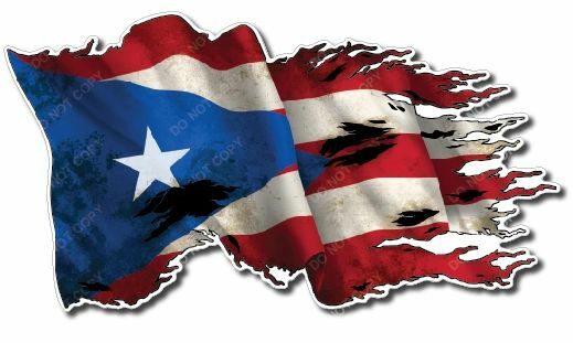 Puerto Rican Rico Decal 3M Sticker Country Flag Pride Window Car Truck Vehicle